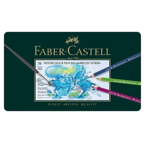 德國 Faber-Castell 輝柏 36色 藝術家級水彩色鉛筆（117536）