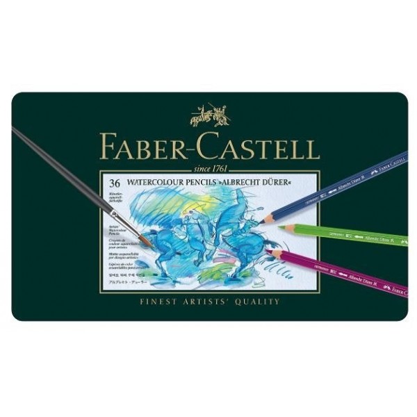 德國 Faber-Castell 輝柏 36色 藝術家級水彩色鉛筆（117536）