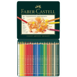 德國 Faber-Castell 輝柏 24色 藝術家級油性色鉛筆(110024) 德國 Faber-Castell 輝柏 24色 藝術家級油性色鉛筆(110024)