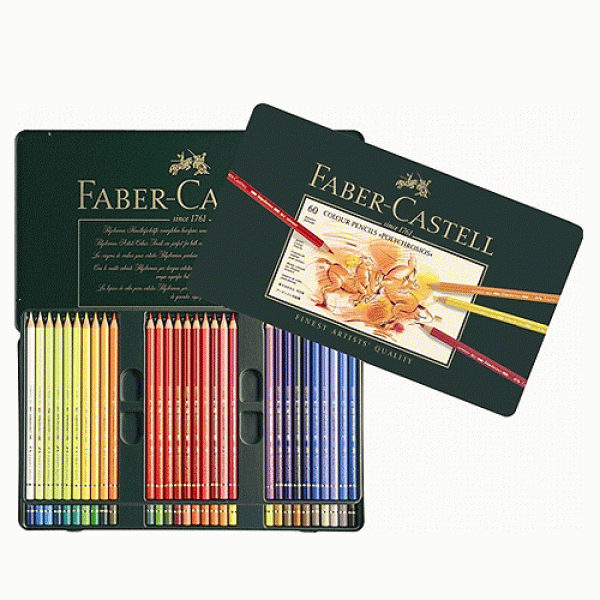 德國 Faber-Castell 輝柏 60色 藝術家級油性色鉛筆(110060)