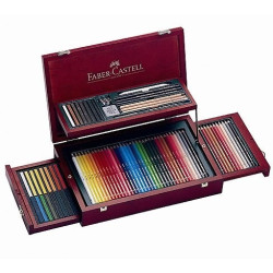 德國 Faber-Castell 輝柏 藝術家級原木盒典藏組合套裝 德國 Faber-Castell 輝柏 藝術家級原木盒典藏組合套裝
