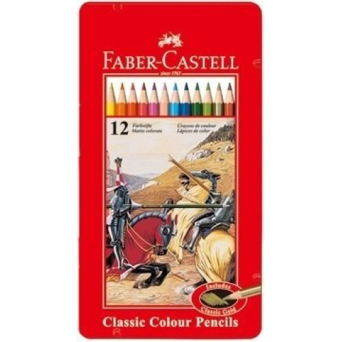 德國 Faber-Castell 輝柏 12色 油性色鉛筆(115844)