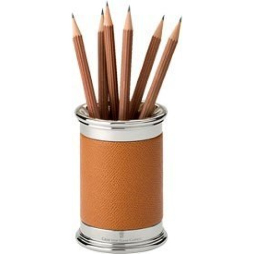 德國 Graf von Faber-Castell 真皮 筆筒