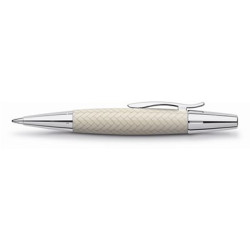 德國 Faber-Castell 輝柏 E-Motion系列 天然樹脂 鑲木紋 象牙白 原子筆(148352) 德國 Faber-Castell 輝柏 E-Motion系列 天然樹脂 鑲木紋 象牙白 原子筆(148352)