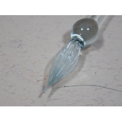 臺灣早期老師傅手工造型玻璃沾水筆(六)