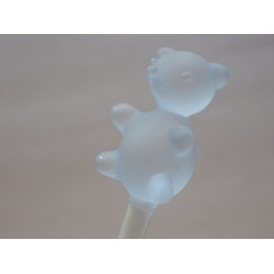 臺灣早期老師傅手工造型玻璃沾水筆(十七)