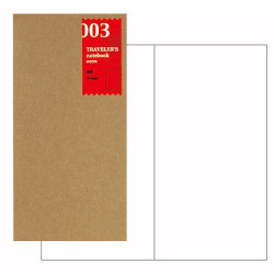 日本 MIDORI TRAVELER'S notebook #003補充包 空白內頁 日本 MIDORI TRAVELER'S notebook #003補充包 空白內頁