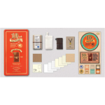 日本 MIDORI TRAVELER’S NOTEBOOK 10週年限量紀念鐵盒組-袖珍本（紅色）