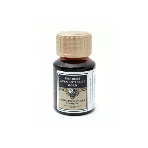 德國Rohrer & Klingner 復古蟲膠墨水 - 金色 RK29504B