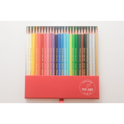 瑞士 CARAN D'ACHE (CDA) 卡達 100ANS 限量版 Prismalo 水性色鉛筆(25色)  瑞士 CARAN D'ACHE (CDA) 卡達 100ANS 限量版 Prismalo 水性色鉛筆(25色)