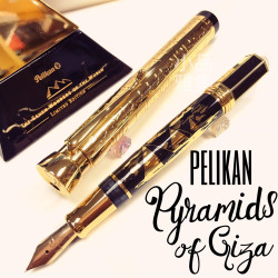 德國 Pelikan 百利金 2004年 Seven Wonders of the World - The Pyramids of Giza 金字塔 18K金 限量鋼筆