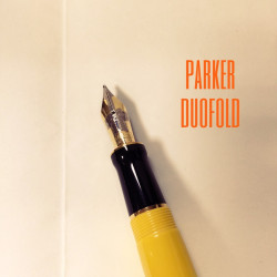 派克 Parker Duofold 景泰藍中國黃18K限量鋼筆
