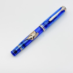 德國 Pelikan 百利金 M800 螺鈿 18C金 鋼筆 『Daedalus Icarus 藍天銀翼』全球限量800支   德國 Pelikan 百利金 M800 螺鈿 18C金 鋼筆 『Daedalus Icarus 藍天銀翼』全球限量800支