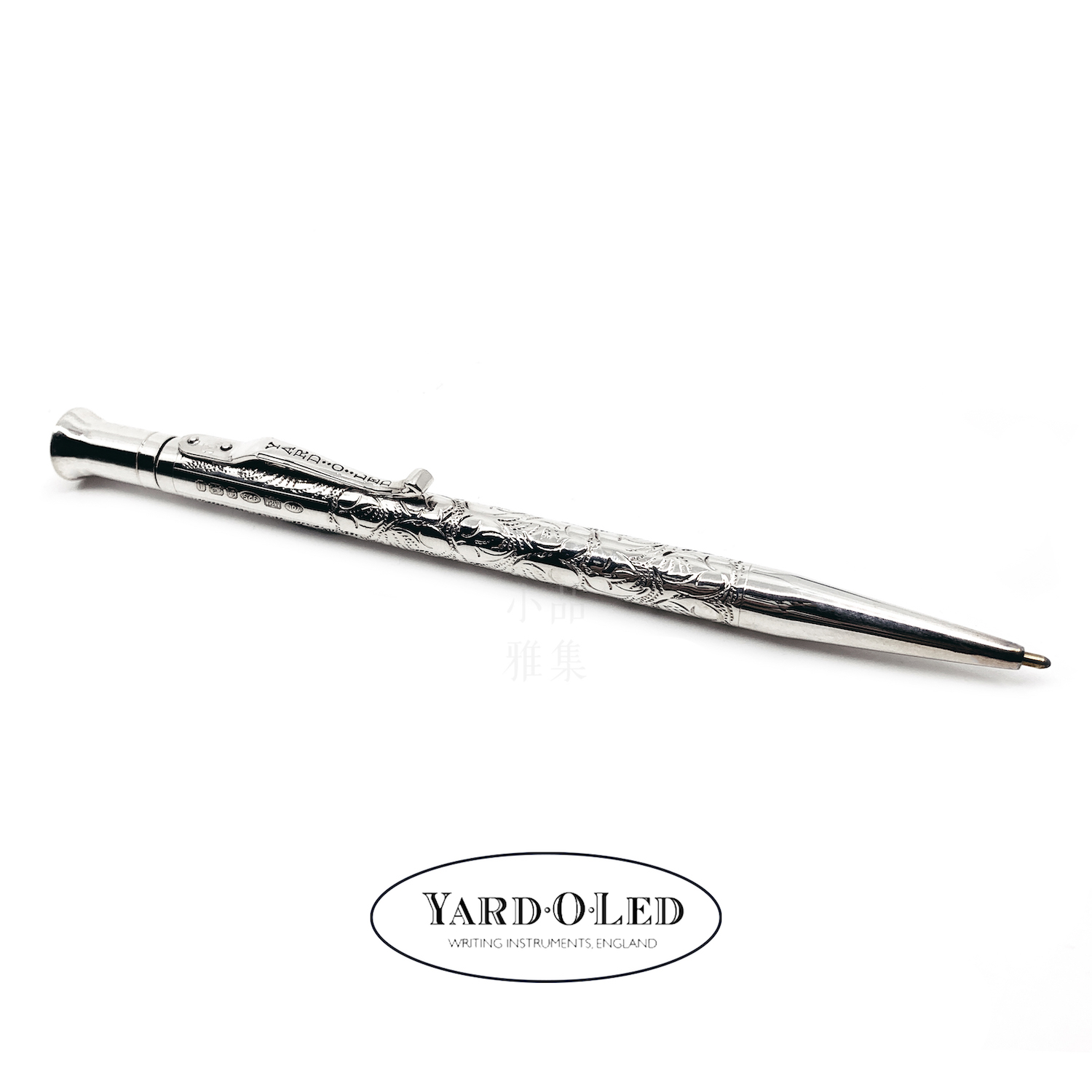 英國YARD-O-LED 臻致維多利亞（葡萄紋）925純銀原子筆