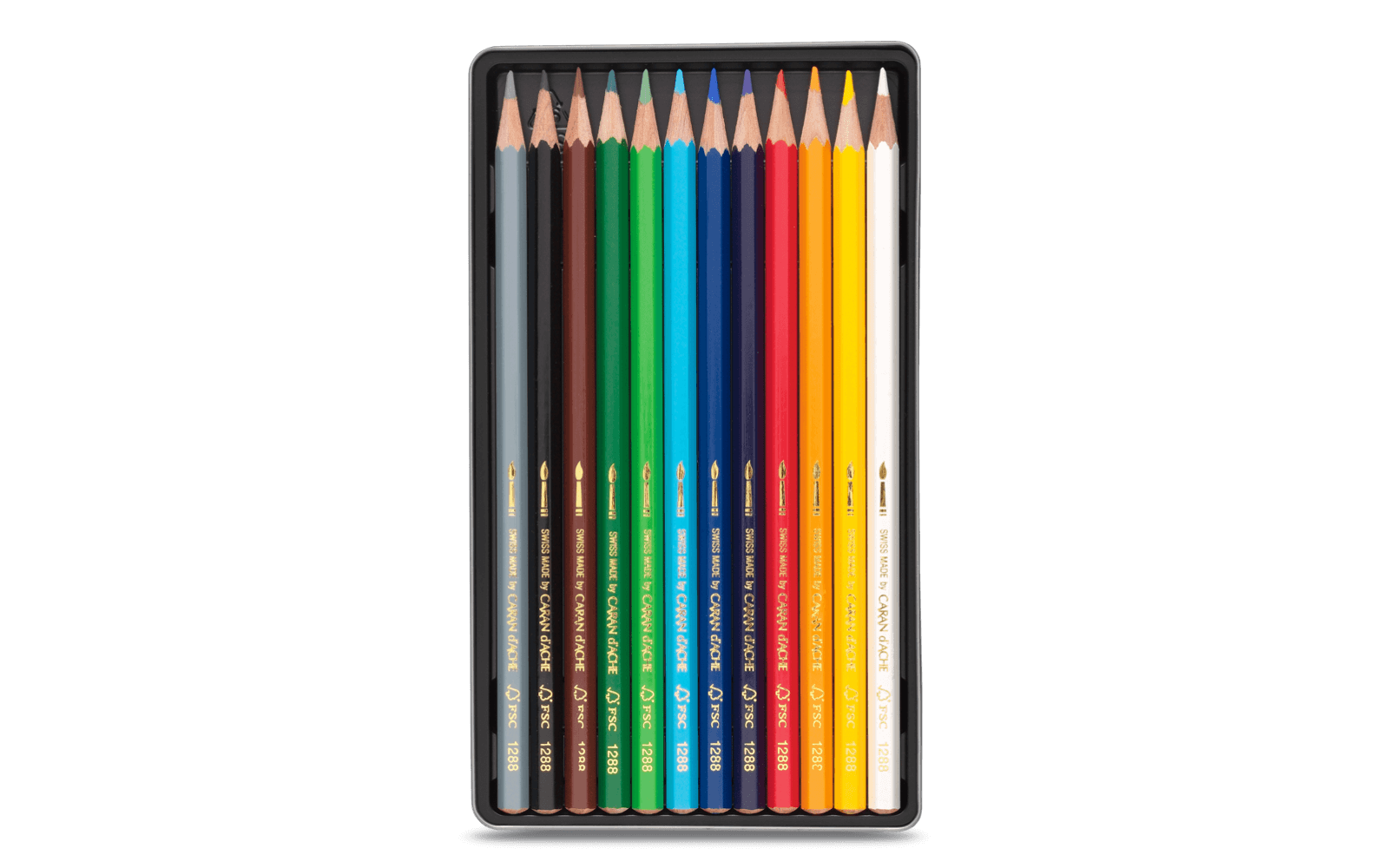 瑞士卡達caran D Ache 高級水性色鉛筆 30色