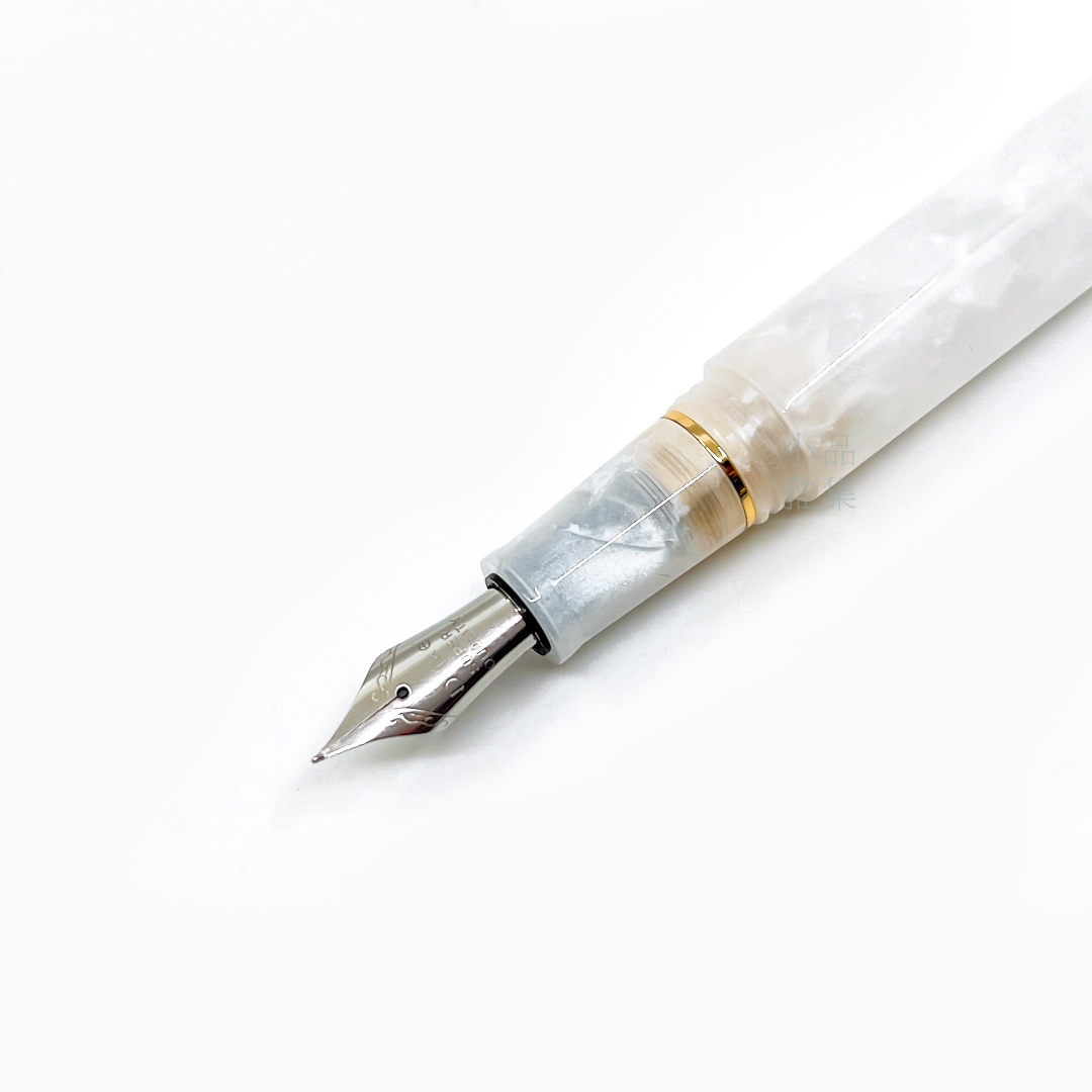 中國末匠MAJOHN N8 玻璃尖沾水筆/鋼筆兩用筆（珍珠白）