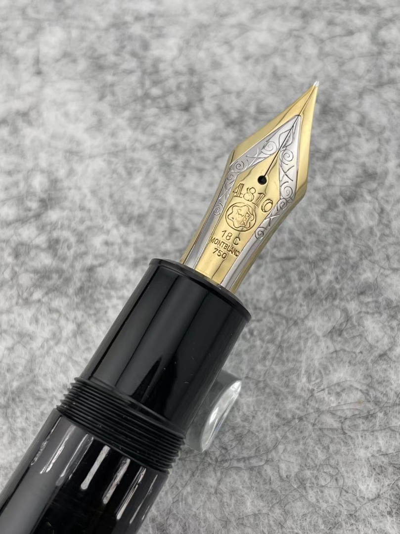 ☆中古美品☆ MONTBLANC 萬寶龍149 18C 硬橡膠筆舌F尖#MB7578