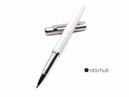 德國 OTTO HUTT 奧托赫特 Design03 light grey 珍珠白桿銀蓋鋼珠筆