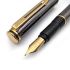 =中古美品=法國 WATERMAN 亮鉻金夾 沈穩好寫 鋼筆 #PJ-60400 