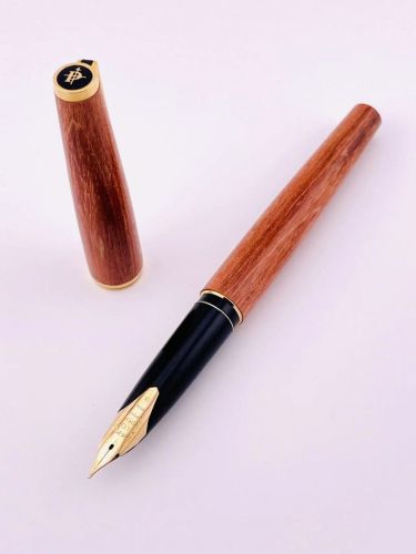 ☆典藏老筆☆ 日本 PILOT 百樂 CUSTOM MAPLE 第一代 楓木 18K 鋼筆