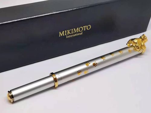 = 收藏家 = MIKIMOTO 熊抱筆夾 袖珍原子筆
