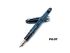 日本 PILOT 百樂 Custom 74 透明桿14K 鋼筆（深藍）