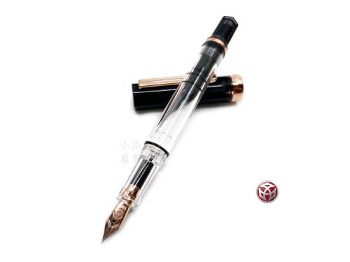 臺灣 TWSBI 三文堂 ECO 活塞鋼筆（黑色玫瑰金）