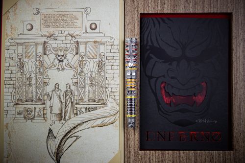 現貨 義大利 Montegrappa Dante Alighieri Inferno 但丁神曲－地獄篇－18K 限量筆款