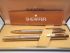 =庫存新筆= SHEAFFER 西華TARGA 1007 鍍金 格紋 14K USA製 鋼筆/原子筆