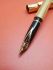 = 精美二手筆 = SHEAFFER 西華 TARGA  USA製  鍍金直紋桿 14K 金 鋼筆 