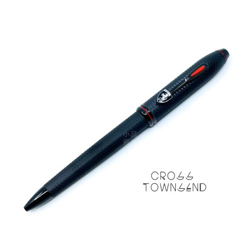 CROSS 高仕 TOWNSEND 濤聲系列 法拉利 聯名款原子筆（黑輪紋）