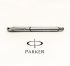 派克 Parker FACET 超炫系列 多角面 鋼珠筆 （霧銀）