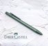 德國 Faber-Castell 輝柏 NEO 髮絲紋袖珍型 原子筆 橄欖綠（146155）