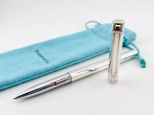 ☆典藏老筆☆ TIFFANY & CO. 925純銀 原子筆