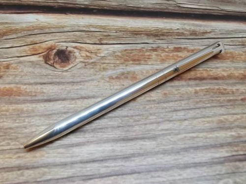 ＝中古美品= TIFFANY & CO. 純銀 經典T字 筆夾  原子筆 