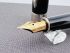 ☆ 中古品 ☆  PARKER 派克 商籟 18K 鋼筆 （麗黑白夾）B粗尖
