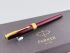 ☆中古美品☆ PARKER 派克 商籟 18K 鋼筆 ( 酒紅 Ｆ尖 近新  )