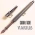 瑞士卡達Caran d'Ache VARIUS  維樂斯 IVANHOE 鎧甲(灰)18k鋼筆