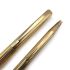 =庫存新品=MONTBLANC   萬寶龍 貴族 鍍金 14K EF 鋼筆 /0.7 按壓自動鉛筆 一對 #67799