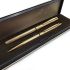 =庫存新品=MONTBLANC   萬寶龍 貴族 鍍金 14K EF 鋼筆 /0.7 按壓自動鉛筆 一對 #67799