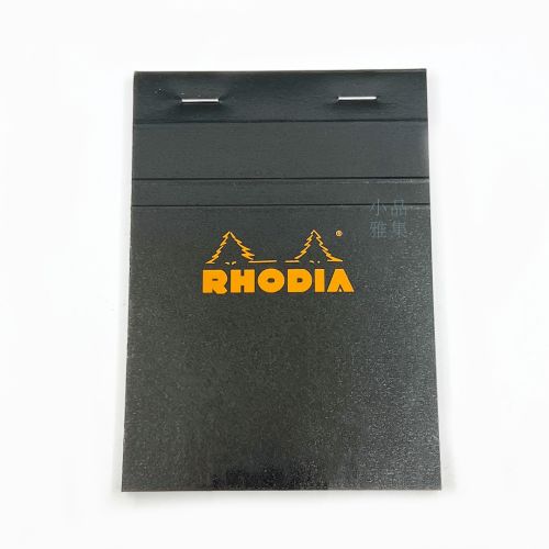 法國 RHODIA N°13 黑色上翻筆記本 105mmx148mm 方格內頁（132009）