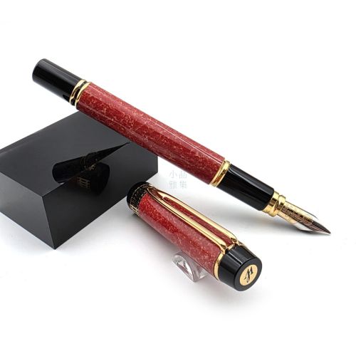 ☆中古美品☆ 法國 Waterman Man 100 Patrician 珊瑚紅 鋼筆 #UD-9167