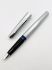 ☆典藏老筆☆ PELIKAN 百利金 SILVEXA  14C 銀沙髮絲紋 鋼筆 #MT22345