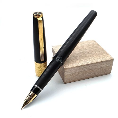 =典藏老筆= 百樂 Pilot 18K 鋼筆 Grandee 尖系列 22K AGM 錘紋金環 #P-6862