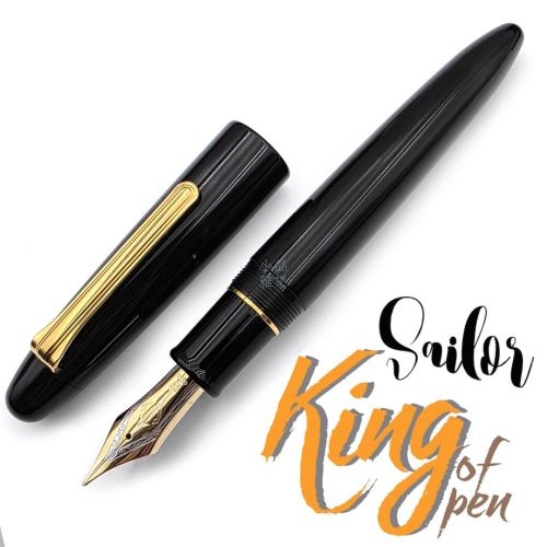 日本 Sailor 寫樂 KOP the king of pen 21K金 硬橡膠 筆王