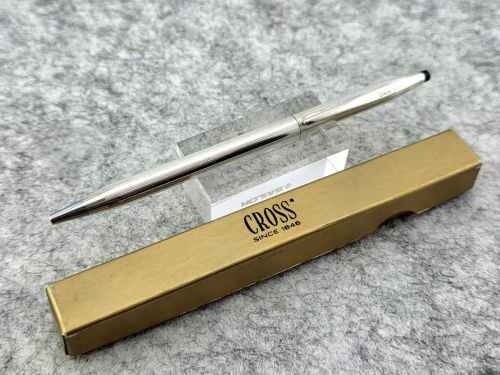 =庫存新品= CROSS 高仕 老款 純銀筆桿 原子筆