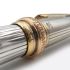 Montblanc 萬寶龍 Meisterstück 144 Wedding Edition 鋼筆 925純銀桿 18K金環  #21448