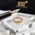 Montblanc 萬寶龍 Meisterstück 144 Wedding Edition 鋼筆 925純銀桿 18K金環  #21448
