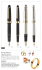 Montblanc 萬寶龍 Meisterstück 144 Wedding Edition 鋼筆 925純銀桿 18K金環  #21448
