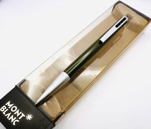 =中古美品= MONTBLANC 萬寶龍 古董開關出芯 780軍綠 原子筆 #M6200